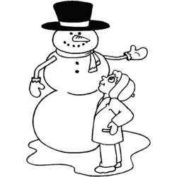 Coloriage Saison Hiver (Nature et saisons) #164514 à imprimer et colorier