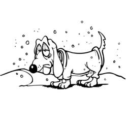 Coloriage Saison Hiver (Nature et saisons) #164541 à imprimer et colorier