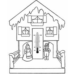 Dessin à colorier: Saison Hiver (Nature et saisons) #164546 - Coloriages à Imprimer Gratuits