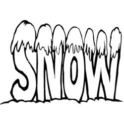 Coloriage Saison Hiver (Nature et saisons) #164604 à imprimer et colorier