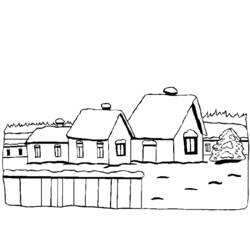 Coloriage Saison Hiver (Nature et saisons) #164689 à imprimer et colorier