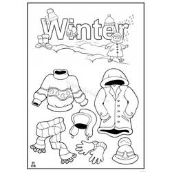 Dessin à colorier: Saison Hiver (Nature et saisons) #164723 - Coloriages à Imprimer Gratuits
