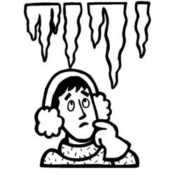 Coloriage Saison Hiver (Nature et saisons) #164734 à imprimer et colorier