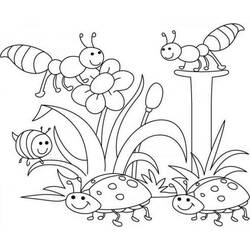 Dessin à colorier: Saison Printemps (Nature et saisons) #164755 - Coloriages à Imprimer Gratuits