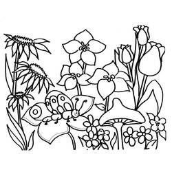 Dessin à colorier: Saison Printemps (Nature et saisons) #164766 - Coloriages à Imprimer Gratuits