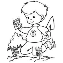 Coloriage Saison Printemps (Nature et saisons) #164791 à imprimer et colorier