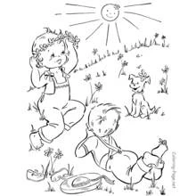 Coloriage Saison Printemps (Nature et saisons) #164804 à imprimer et colorier