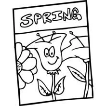 Coloriage Saison Printemps (Nature et saisons) #164874 à imprimer et colorier