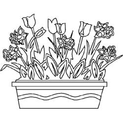 Coloriage Saison Printemps (Nature et saisons) #164987 à imprimer et colorier