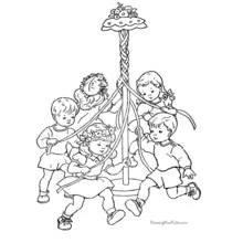 Coloriage Saison Printemps (Nature et saisons) #165023 à imprimer et colorier