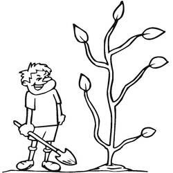 Coloriage Saison Printemps (Nature et saisons) #165034 à imprimer et colorier