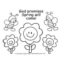 Coloriage Saison Printemps (Nature et saisons) #165049 à imprimer et colorier