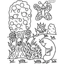 Coloriage Saison Printemps (Nature et saisons) #165060 à imprimer et colorier