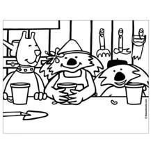 Coloriage Saison Printemps (Nature et saisons) #165069 à imprimer et colorier