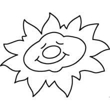 Coloriage Soleil (Nature et saisons) #157928 à imprimer et colorier