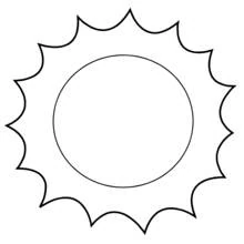Dessins à colorier: Soleil - Coloriages à Imprimer Gratuits