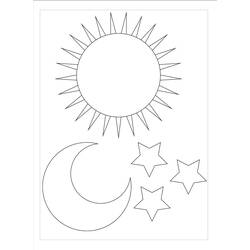 Coloriage Soleil (Nature et saisons) #172470 à imprimer et colorier