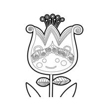 Coloriage Tulipe (Nature et saisons) #161647 à imprimer et colorier