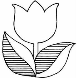 Dessin à colorier: Tulipe (Nature et saisons) #161662 - Coloriages à Imprimer Gratuits