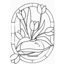 Coloriage Tulipe (Nature et saisons) #161663 à imprimer et colorier