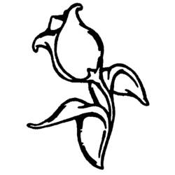 Coloriage Tulipe (Nature et saisons) #161672 à imprimer et colorier