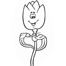 Coloriage Tulipe (Nature et saisons) #161711 à imprimer et colorier