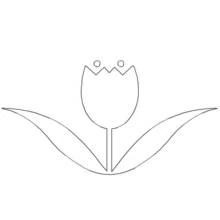 Coloriage Tulipe (Nature et saisons) #161722 à imprimer et colorier