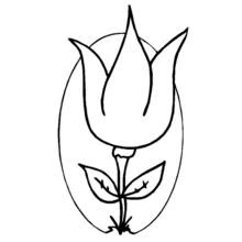 Coloriage Tulipe (Nature et saisons) #161736 à imprimer et colorier