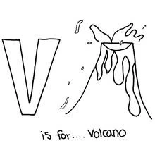 Dessin à colorier: Volcan (Nature et saisons) #166590 - Coloriages à Imprimer Gratuits