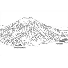 Dessin à colorier: Volcan (Nature et saisons) #166628 - Coloriages à Imprimer Gratuits