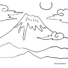 Dessin à colorier: Volcan (Nature et saisons) #166764 - Coloriages à Imprimer Gratuits