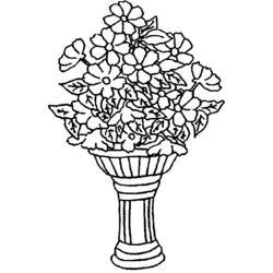 Dessin à colorier: Bouquet de fleurs (Nature) #160887 - Coloriages à Imprimer Gratuits