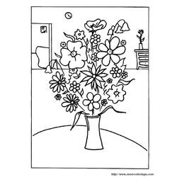 Dessin à colorier: Bouquet de fleurs (Nature) #160892 - Coloriages à Imprimer Gratuits