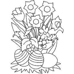 Dessin à colorier: Bouquet de fleurs (Nature) #160952 - Coloriages à Imprimer Gratuits