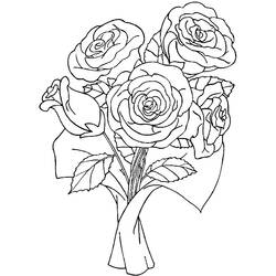 Dessin à colorier: Bouquet de fleurs (Nature) #160972 - Coloriages à imprimer