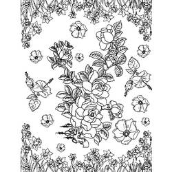 Dessin à colorier: Fleurs (Nature) #154993 - Coloriages à Imprimer Gratuits