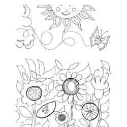 Dessin à colorier: Fleurs (Nature) #155046 - Coloriages à Imprimer Gratuits