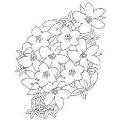 Dessin à colorier: Fleurs (Nature) #155063 - Coloriages à Imprimer Gratuits
