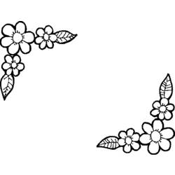 Dessin à colorier: Fleurs (Nature) #155111 - Coloriages à imprimer