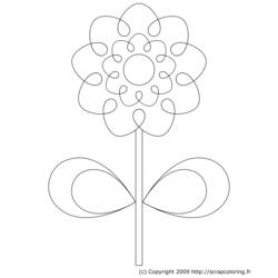 Dessin à colorier: Fleurs (Nature) #155119 - Coloriages à Imprimer Gratuits