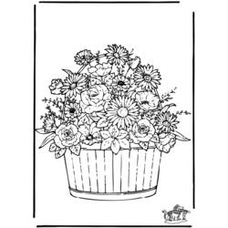 Dessin à colorier: Fleurs (Nature) #155120 - Coloriages à Imprimer Gratuits