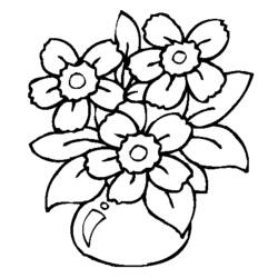 Dessin à colorier: Fleurs (Nature) #155122 - Coloriages à Imprimer Gratuits