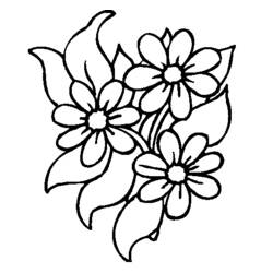 Dessin à colorier: Fleurs (Nature) #155138 - Coloriages à Imprimer Gratuits