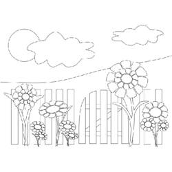 Dessin à colorier: Jardin (Nature) #166347 - Coloriages à imprimer