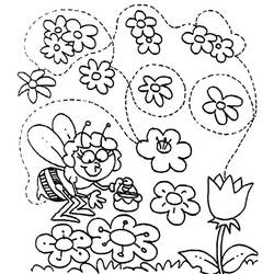 Dessin à colorier: Marguerite (Nature) #161401 - Coloriages à imprimer