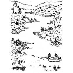 Dessin à colorier: Rivière (Nature) #159302 - Coloriages à Imprimer