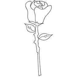 Dessin à colorier: Roses (Nature) #161950 - Coloriages à Imprimer Gratuits