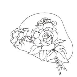 Dessin à colorier: Roses (Nature) #162038 - Coloriages à Imprimer Gratuits