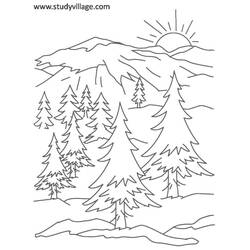 Dessin à colorier: Saison Été (Nature) #165285 - Coloriages à Imprimer Gratuits