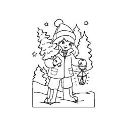 Dessin à colorier: Saison Hiver (Nature) #164586 - Coloriages à Imprimer Gratuits